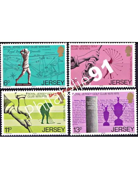 JERSEY - n°   167 à 170 - Club royal de golf de Jersey