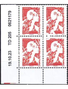 Coin daté sur timbre n° 5729, collection timbres France