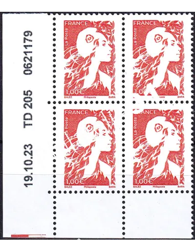 Coin daté sur timbre n° 5729, collection timbres France
