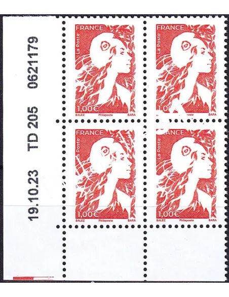 Coin daté sur timbre n° 5729, collection timbres France