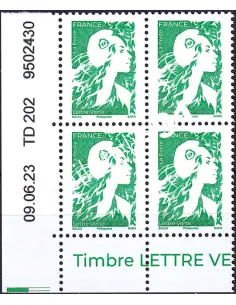 Coin daté sur timbre n° 5730, collection timbres France