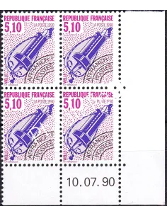 Coin daté sur timbre préoblitéré n° 209, collection timbres France