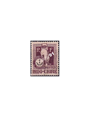 INDOCHINE, timbre-taxe n° 43 oblitéré, Timbres des Colonies