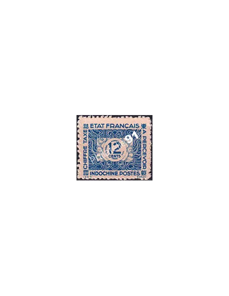 INDOCHINE, Timbre-taxe n° 81 neuf, émis sans gomme, Timbres Colonies