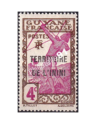 ININI, n° 3 charnière, collection timbres colonies françaises