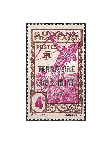 ININI, n° 3 charnière, collection timbres colonies françaises