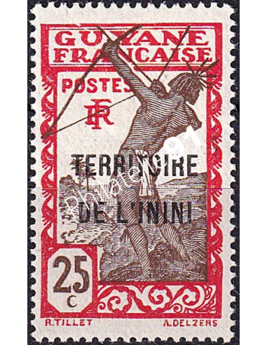 ININI, n° 8 charnière, collection timbres colonies françaises