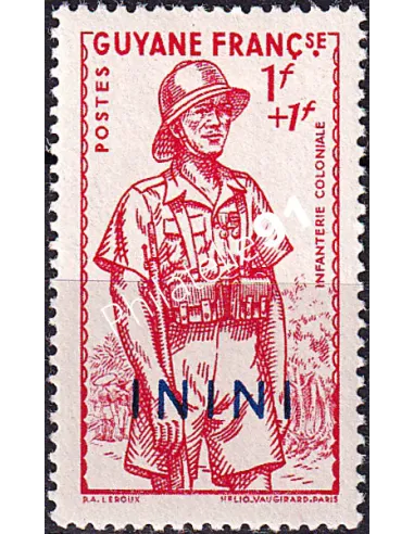 ININI, n° 48 charnière, collection timbres colonies françaises