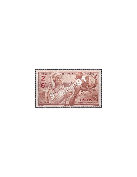 ININI, PA n° 2 neuf, collection timbres colonies françaises