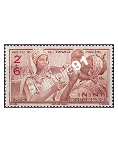 ININI, PA n° 2 charnière, collection timbres colonies françaises