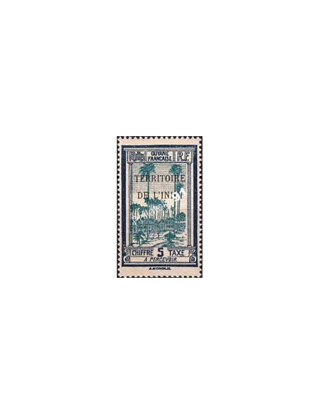 ININI, Timbre-taxe n° 1 neuf, collection timbres colonies françaises