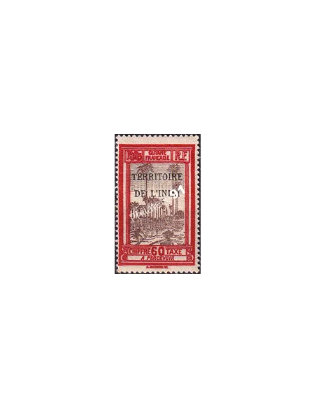 ININI, Timbre-taxe n° 6 charnière, collection timbres colonies françaises