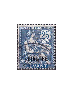 LEVANT, n° 17 oblitéré, collection timbres colonies françaises