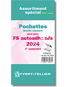Assortiment Yvert&Tellier de pochettes France adhésifs 2024 1er semestre