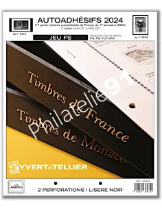 Jeu Yvert et Tellier France adhésifs FS 2024, matériel philatélique