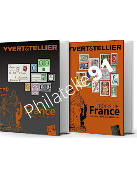 Yvert et Tellier Tome 1 - catalogue des timbres de France 2025