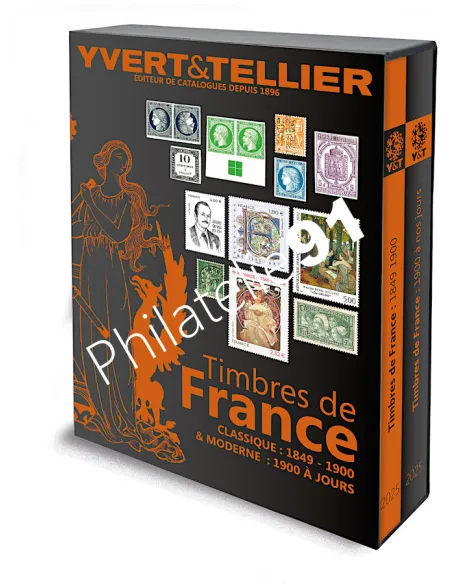 Yvert et Tellier Tome 1 - catalogue des timbres de France 2025