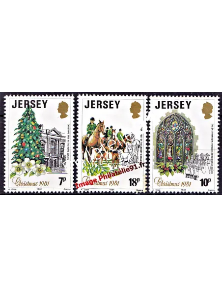 JERSEY - n°   264 à 266 - Noël