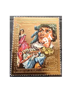 TOGO, PA n° 663, Timbre en or, Collection timbres colonies françaises