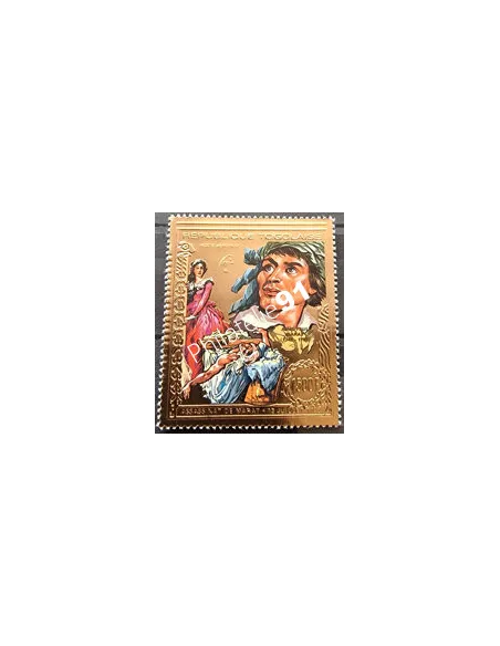 TOGO, PA n° 663, Timbre en or, Collection timbres colonies françaises