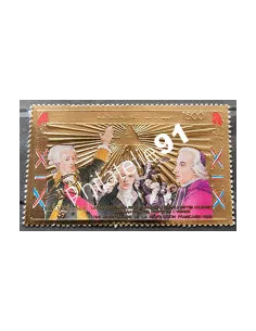 COMORES, PA n° 286, Timbre en or, timbres colonies françaises