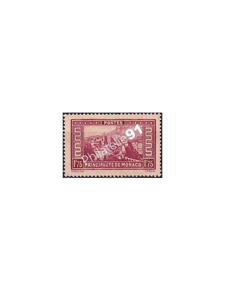 Timbre n° 128 charnière, collection timbres Monaco