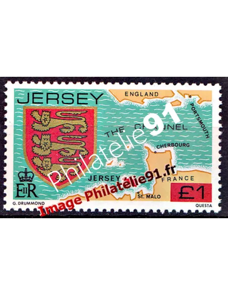 JERSEY - n°   271 - Armoiries de Jersey