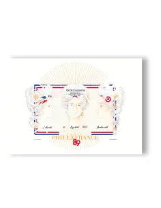 Nouvelle-Calédonie, épreuve de luxe du BF n° 9, Timbre Dom Tom