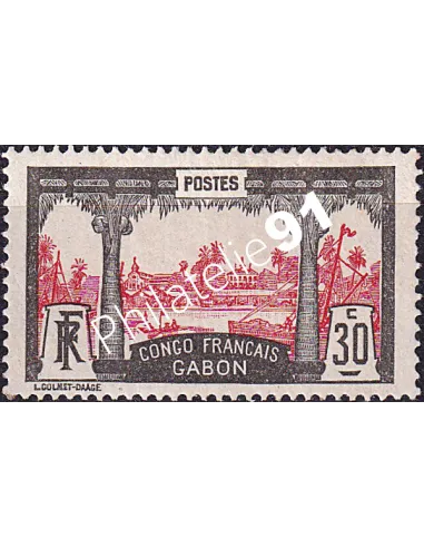 Gabon, n° 40 charnière, collection timbres Colonies