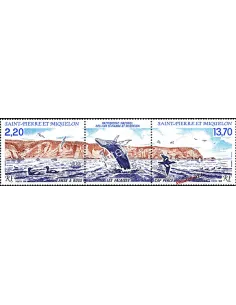 ST PIERRE ET MIQUELON n° 495A, Mammifères marins, Timbres des Dom-Tom