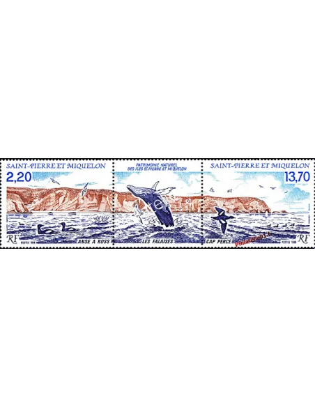 ST PIERRE ET MIQUELON n° 495A, Mammifères marins, Timbres des Dom-Tom