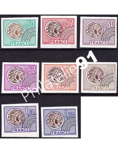 Timbres préoblitérés ND n° 138 à 145 neufs, Timbres France