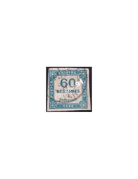 Timbre-taxe n° 9 ND oblitéré, collection timbres France