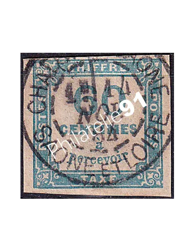 Timbre-taxe n° 9 ND oblitéré, collection timbres France