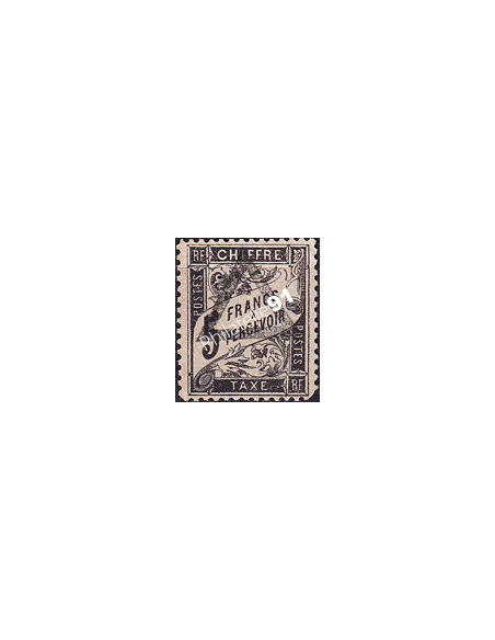 Timbre-taxe n° 24 oblitéré, collection timbres France