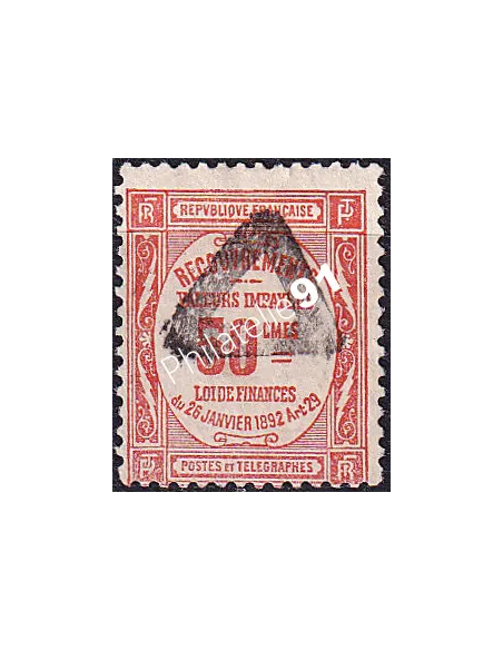 Timbre-taxe n° 47 oblitéré, collection timbres France