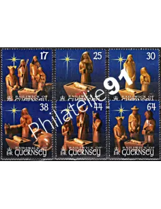 GUERNESEY - n° 843 à 848 -  NOEL