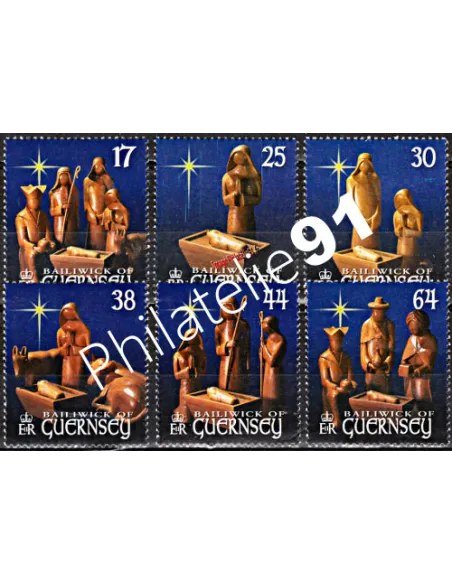 GUERNESEY - n° 843 à 848 -  NOEL