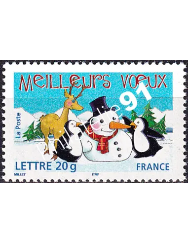 Timbre n° 3854e, timbre gommé, GT, collection timbres France