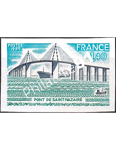 Timbre n° 1856a non dentelé neuf, collection timbres France