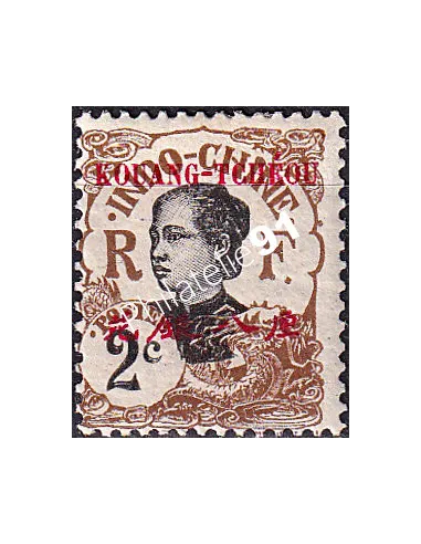 KOUANG-TCHEOU, n° 19 charnière, Timbres des Colonies françaises