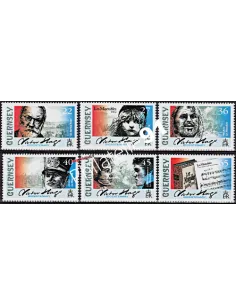 GUERNESEY - n° 923 à 928 -  VICTOR HUGO