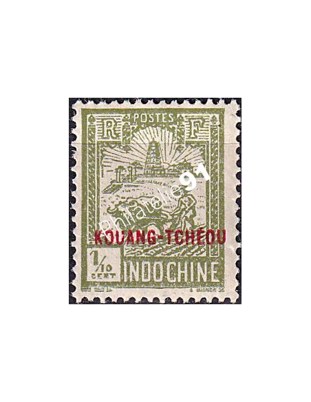 KOUANG-TCHEOU, n° 73 charnière, Timbres des Colonies françaises