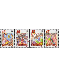 GUERNESEY - n° 931 à 934 -  CIRQUE