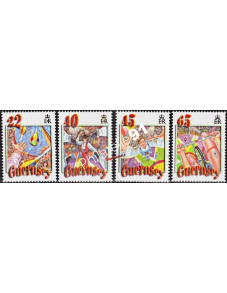 GUERNESEY - n° 931 à 934 -  CIRQUE