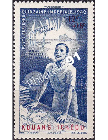 KOUANG-TCHEOU, PA n° 4 charnière, Timbres des Colonies françaises