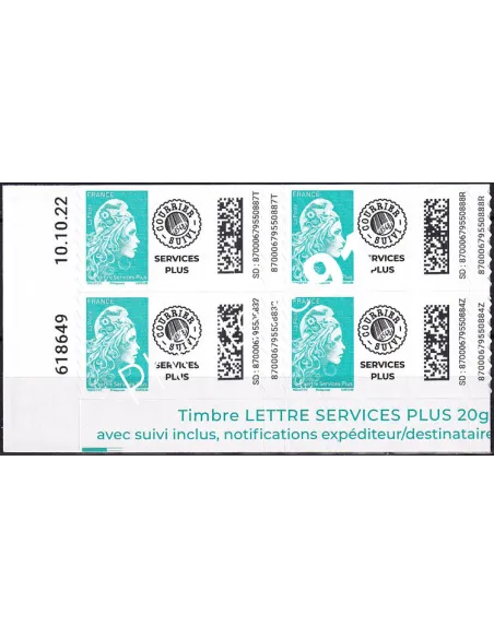 Coin daté sur timbres adhésifs n° 2226, Collection timbres France