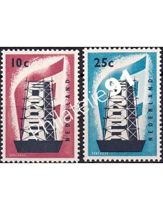 Pays-Bas n° 659 à 660, collection timbres Europa