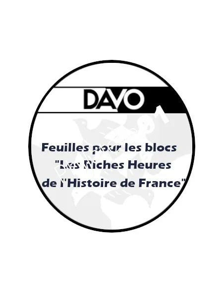 DAVO, Intercalaires pour Gaines Documents, matériel philatélique