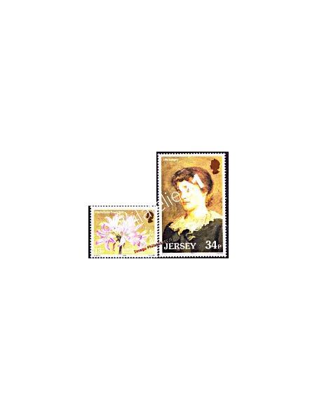 JERSEY - n°   366 - 367 - Lis de Jersey